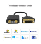 Conversor Vention Adaptador DVI 24 + 1 para VGA (15cm)