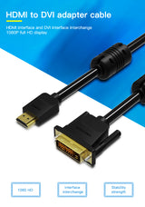 Cabo Vention Adaptador HDMI para DVI 24 + 1 (5m)