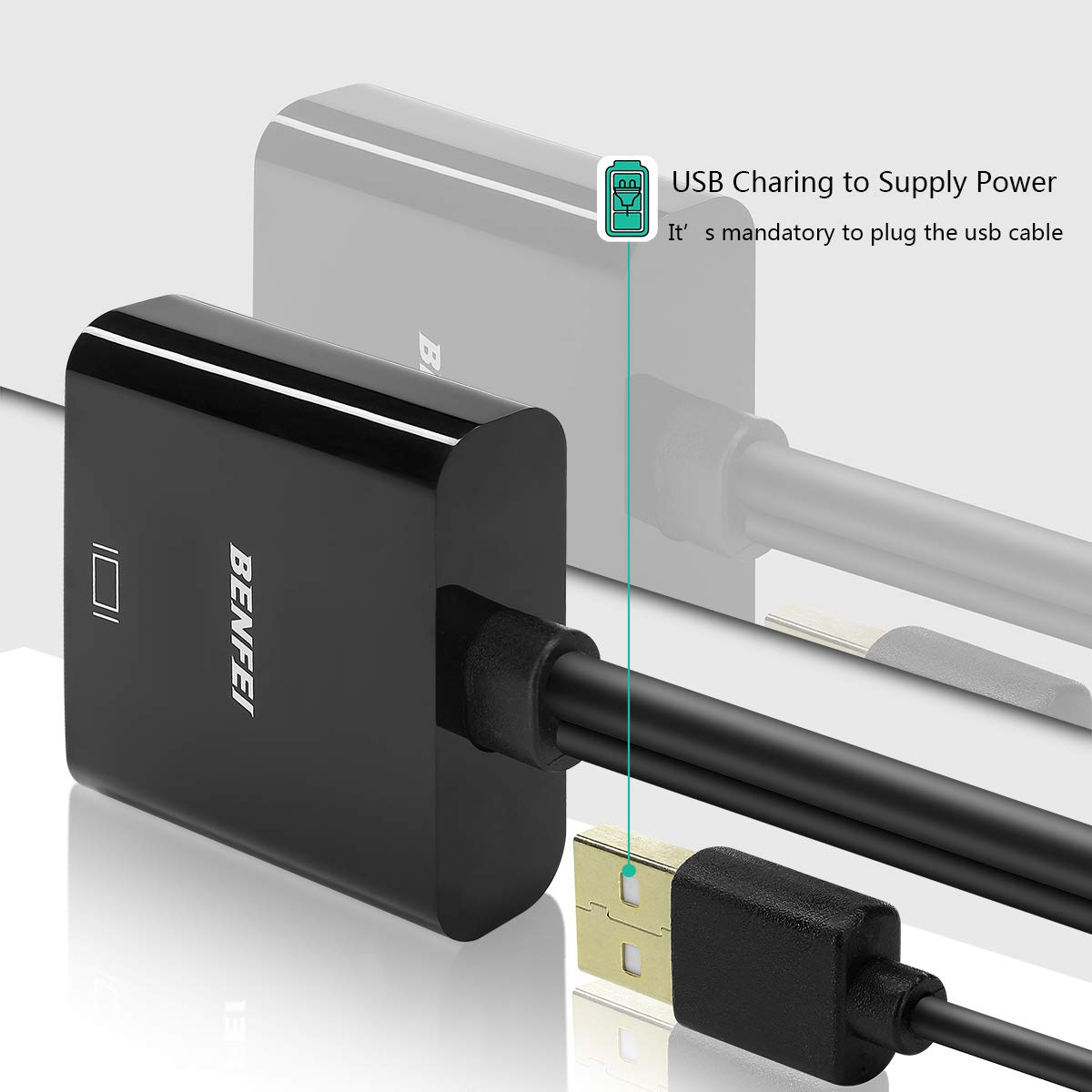 Adaptador Conversor de HDMI para DisplayPort Benfei