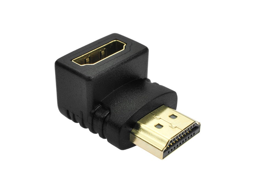 Adaptador HDMI Macho para HDMI Fêmea com angulo 90° - Multi4you®