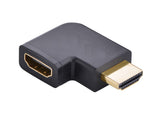 Adaptador HDMI Macho para a HDMI Fêmea Cotovelo (Direito) - Multi4you®