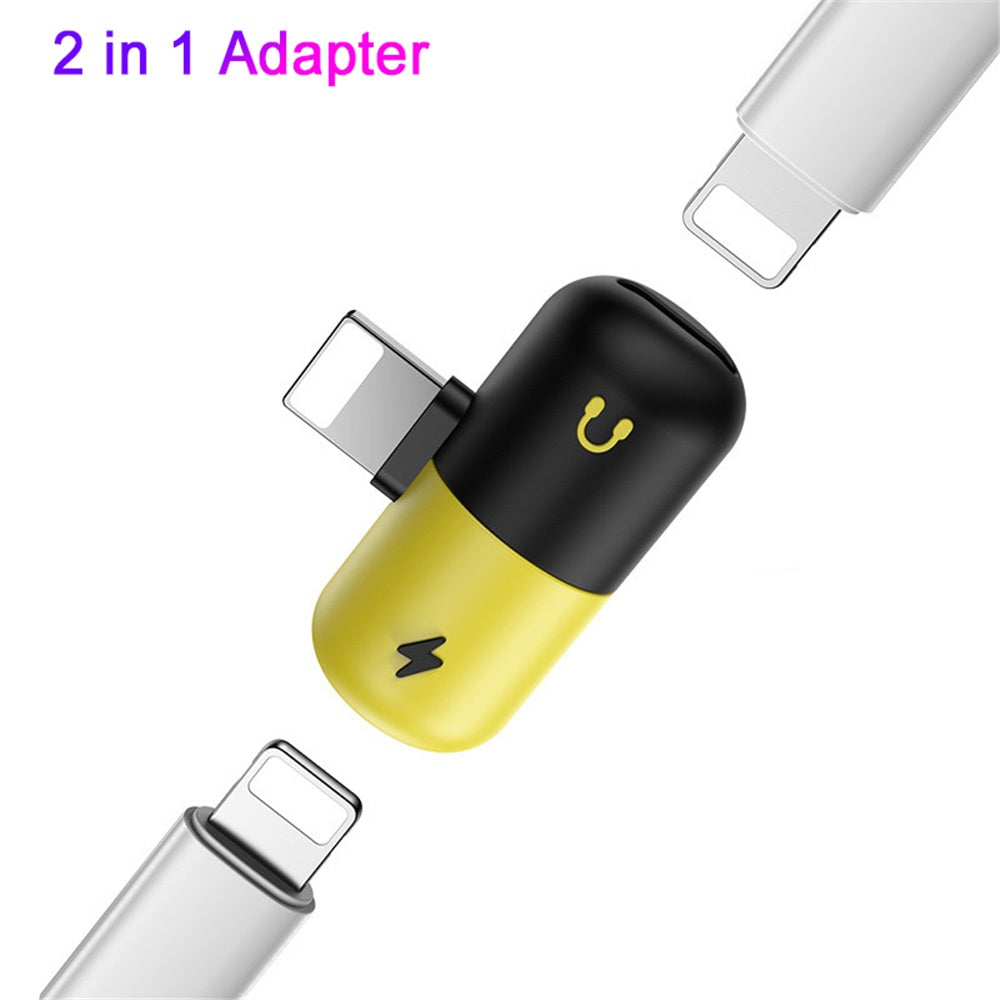 Adaptador Lightning 2 em 1 Carregamento e Áudio para iPhone - Multi4you®