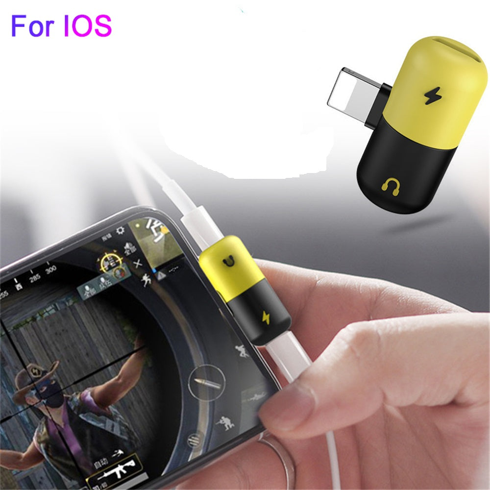 Adaptador Lightning 2 em 1 Carregamento e Áudio para iPhone - Multi4you®