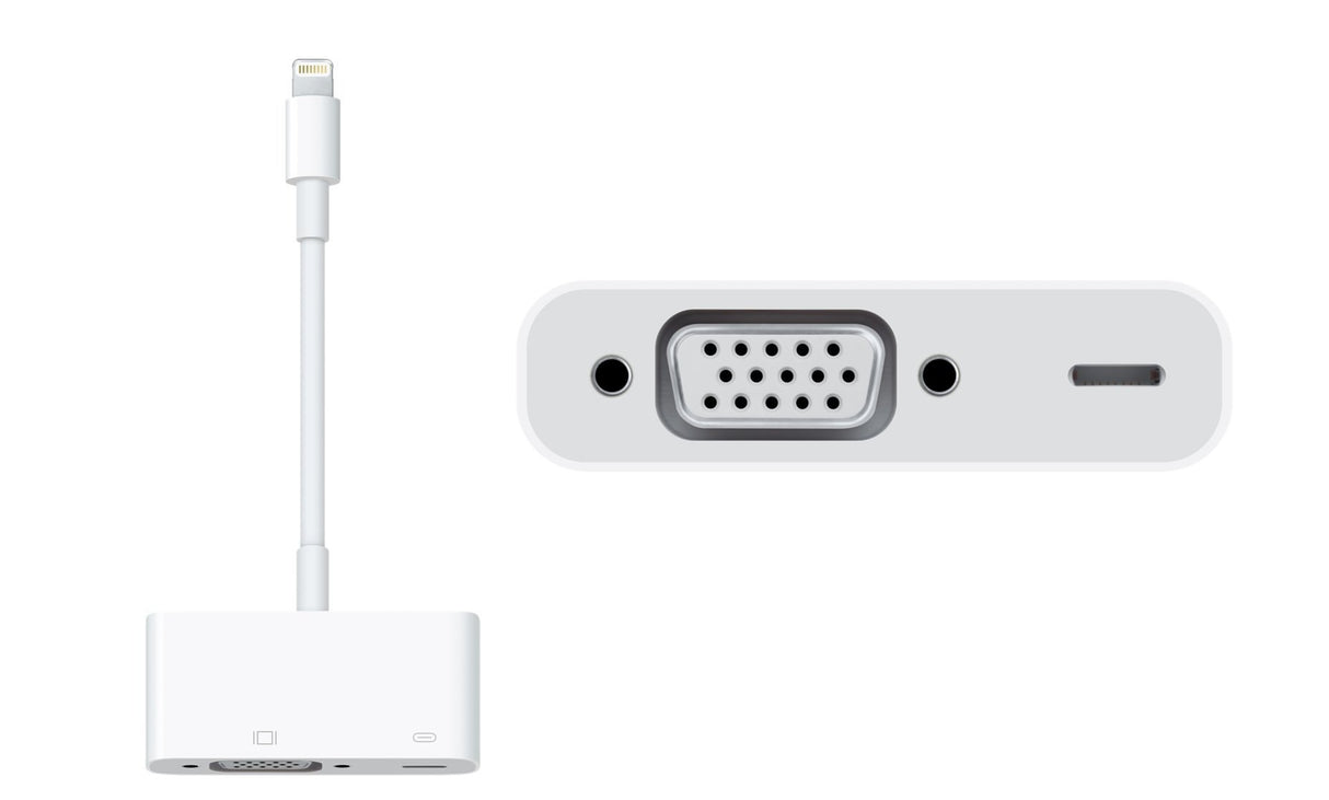 Adaptador Lightning para VGA com Alimentação - Multi4you®