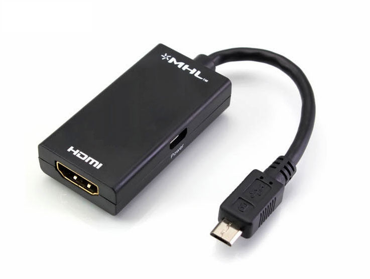 Adaptador MHL Micro USB para HDMI - Smartphone e Tablet (HDTV) - Multi4you®