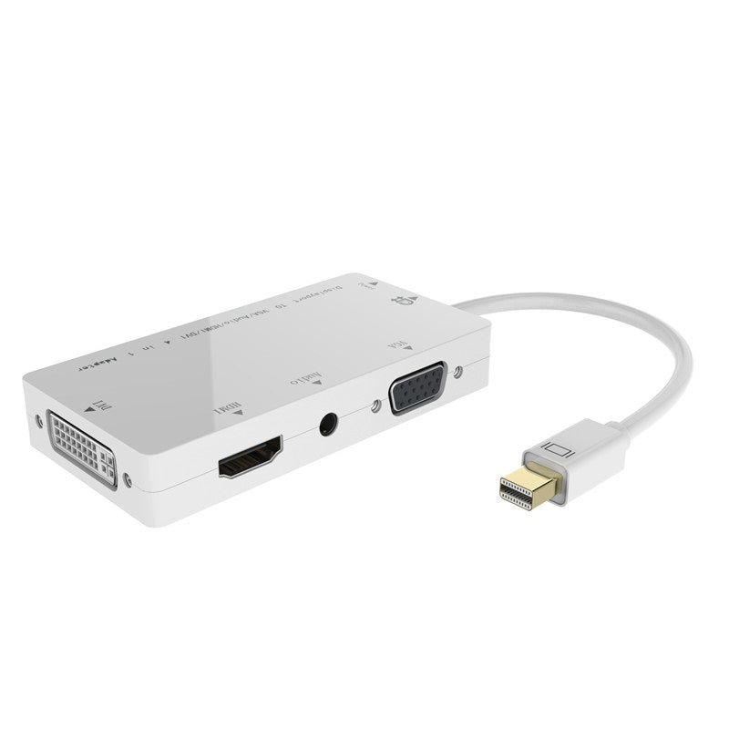 Adaptador Mini DisplayPort para HDMI - VGA - DVI com Áudio 3 em 1 - Multi4you®