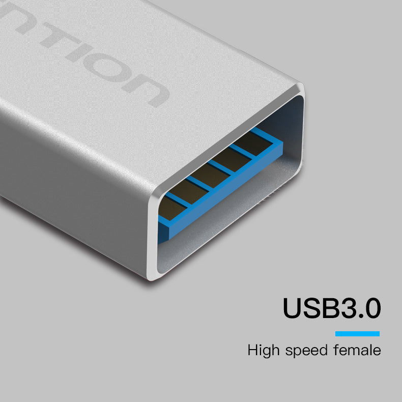 Adaptador Vention USB-C USB OTG (Cinzento - Silver)