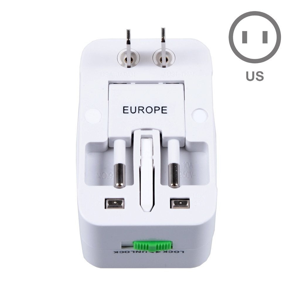 Adaptador Universal de Viagem Tomadas EU / UK / US / AU - Multi4you®