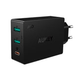 Aukey Carregador 2 USB Quick Charge 3.0 e Porta USB-C AiPower