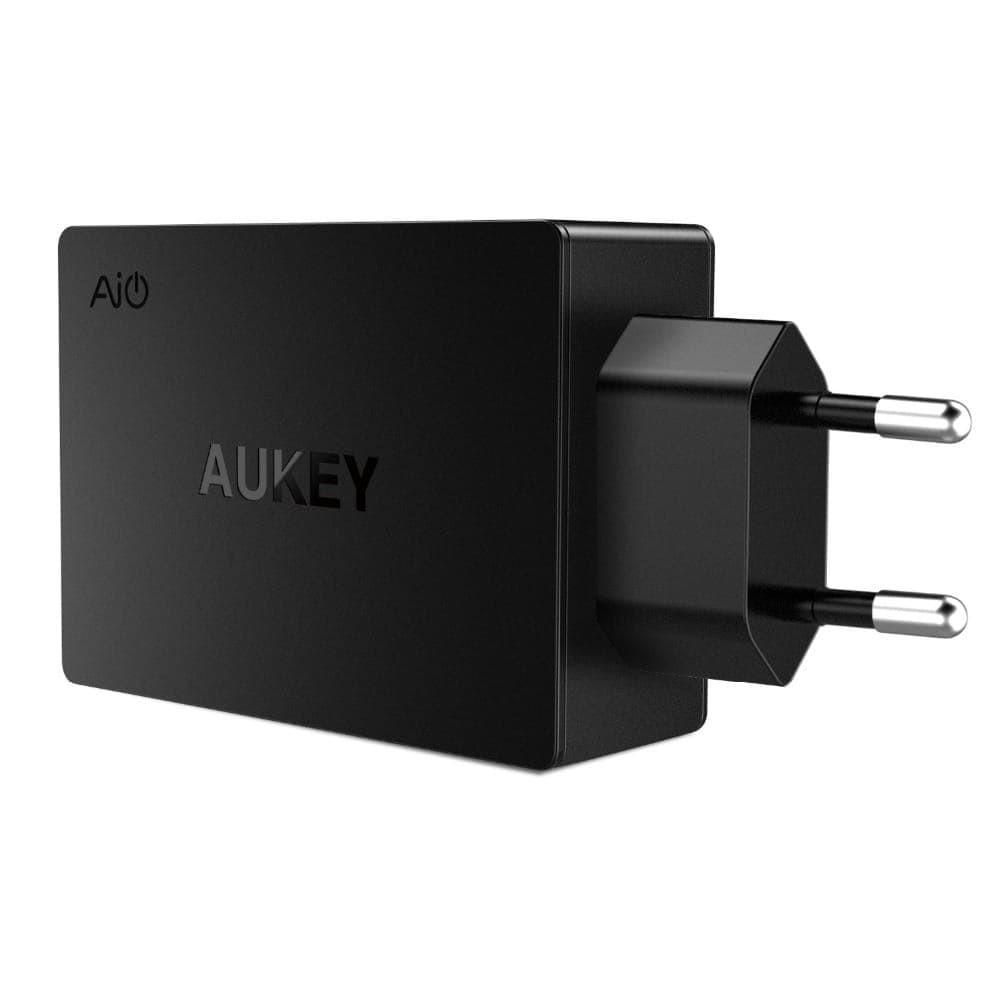 Aukey Carregador 2 USB Quick Charge 3.0 e Porta USB-C AiPower