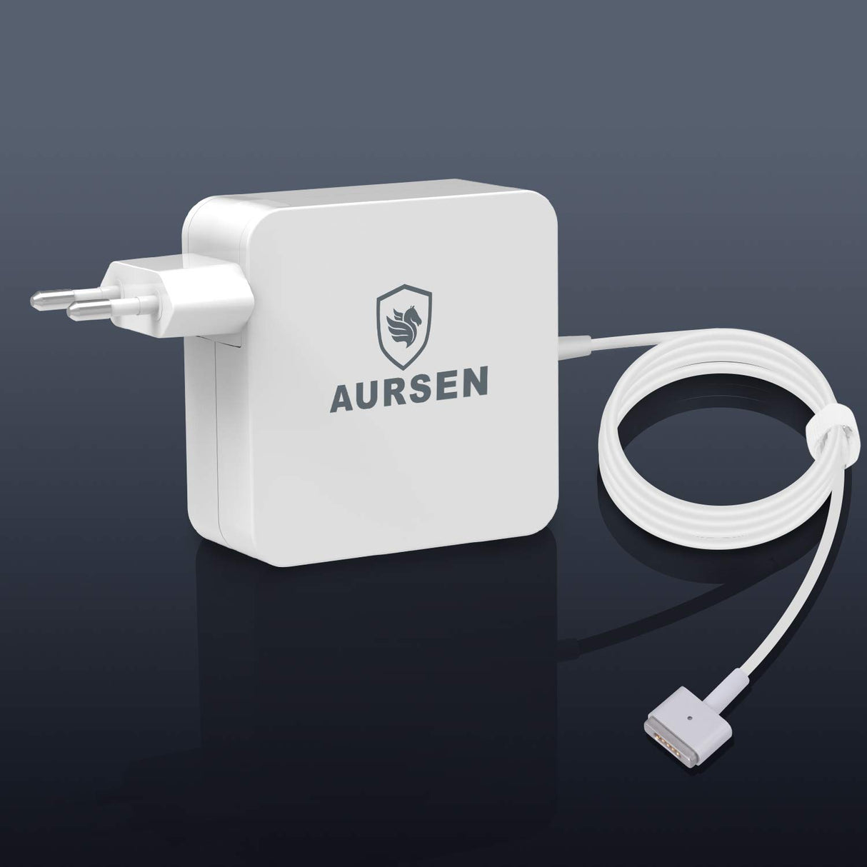 Aursen Carregador para Apple MacBook Tipo T MagSafe 2 Power Adapter (60W) A1435/A1465/A1502