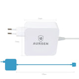 Aursen Carregador para Apple MacBook Tipo T MagSafe 2 Power Adapter (60W) A1435/A1465/A1502