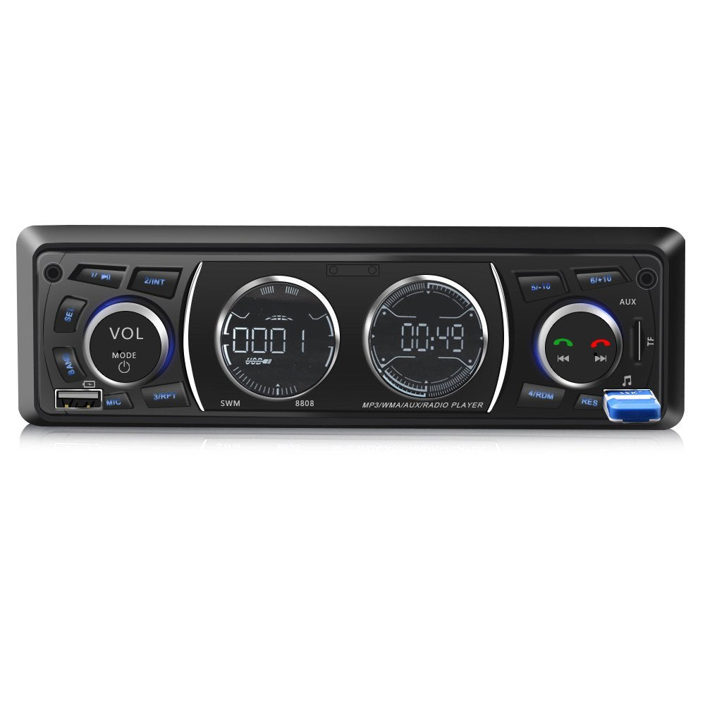 Auto-Rádio Stereo FM MP3 Player USB Bluetooth com Sistema Mãos Livres - Multi4you®