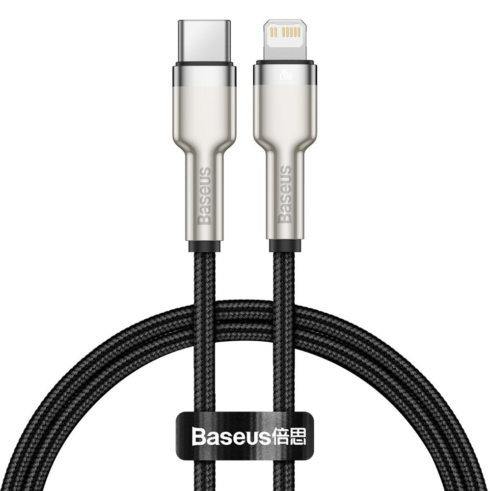 Baseus Metal Data Cable - Cabo USB-C para Lightning 20W (0,25m)