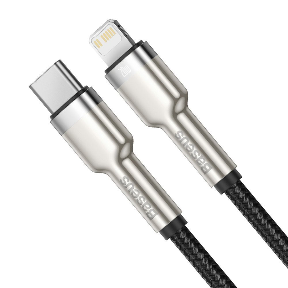 Baseus Metal Data Cable - Cabo USB-C para Lightning 20W (0,25m)