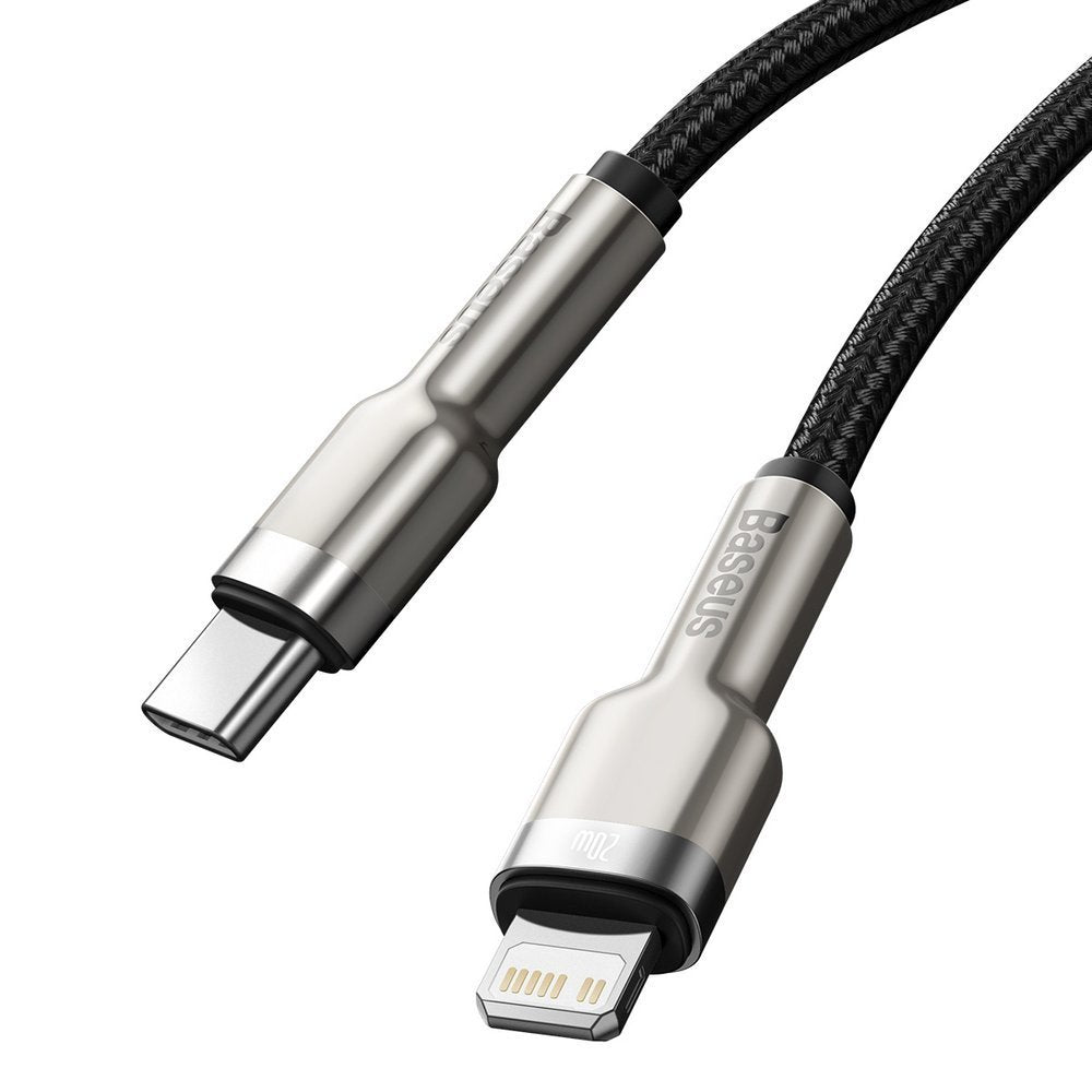 Baseus Metal Data Cable - Cabo USB-C para Lightning 20W (0,25m)