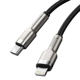 Baseus Metal Data Cable - Cabo USB-C para Lightning 20W (0,25m)