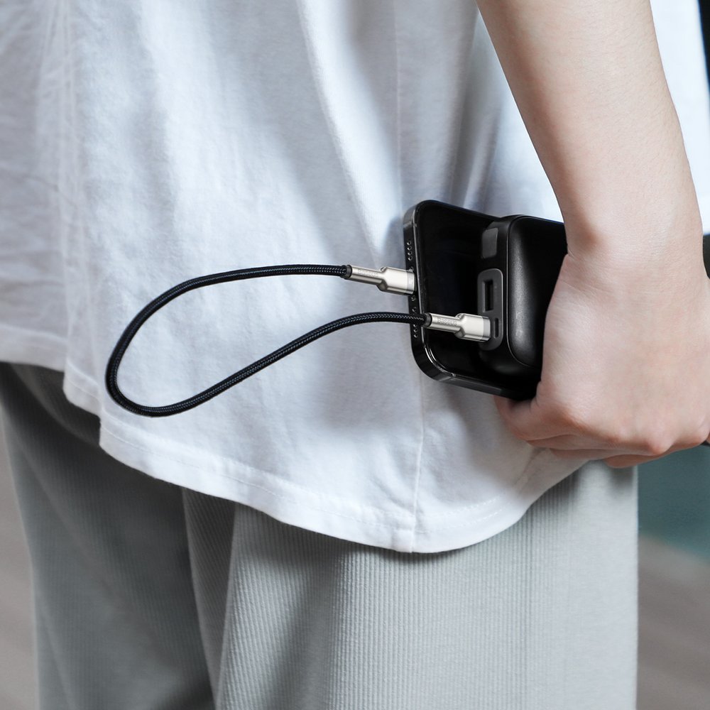 Baseus Metal Data Cable - Cabo USB-C para Lightning 20W (0,25m)
