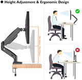 Suporte de Mesa Universal para TV Monitor 13"-27" Gaming / Escritório com Áudio e USB 3.0