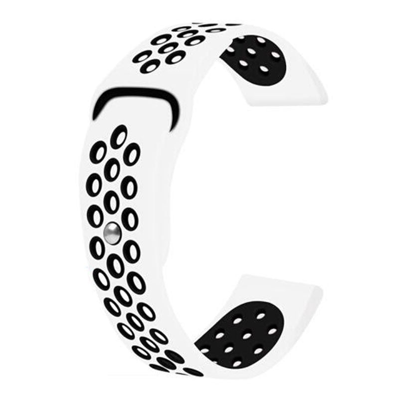 Pulseira de Substituição 20mm Xiaomi Amazfit GTS / Bip / Bip Lite / Bip S / GTR 42mm / Ticwatch / Huawei / Samsung Sport Silicone (Branco)