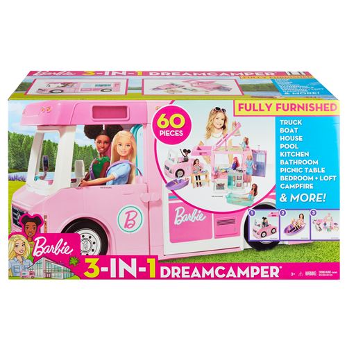 Barbie Caravana dos Sonhos 3 Em 1