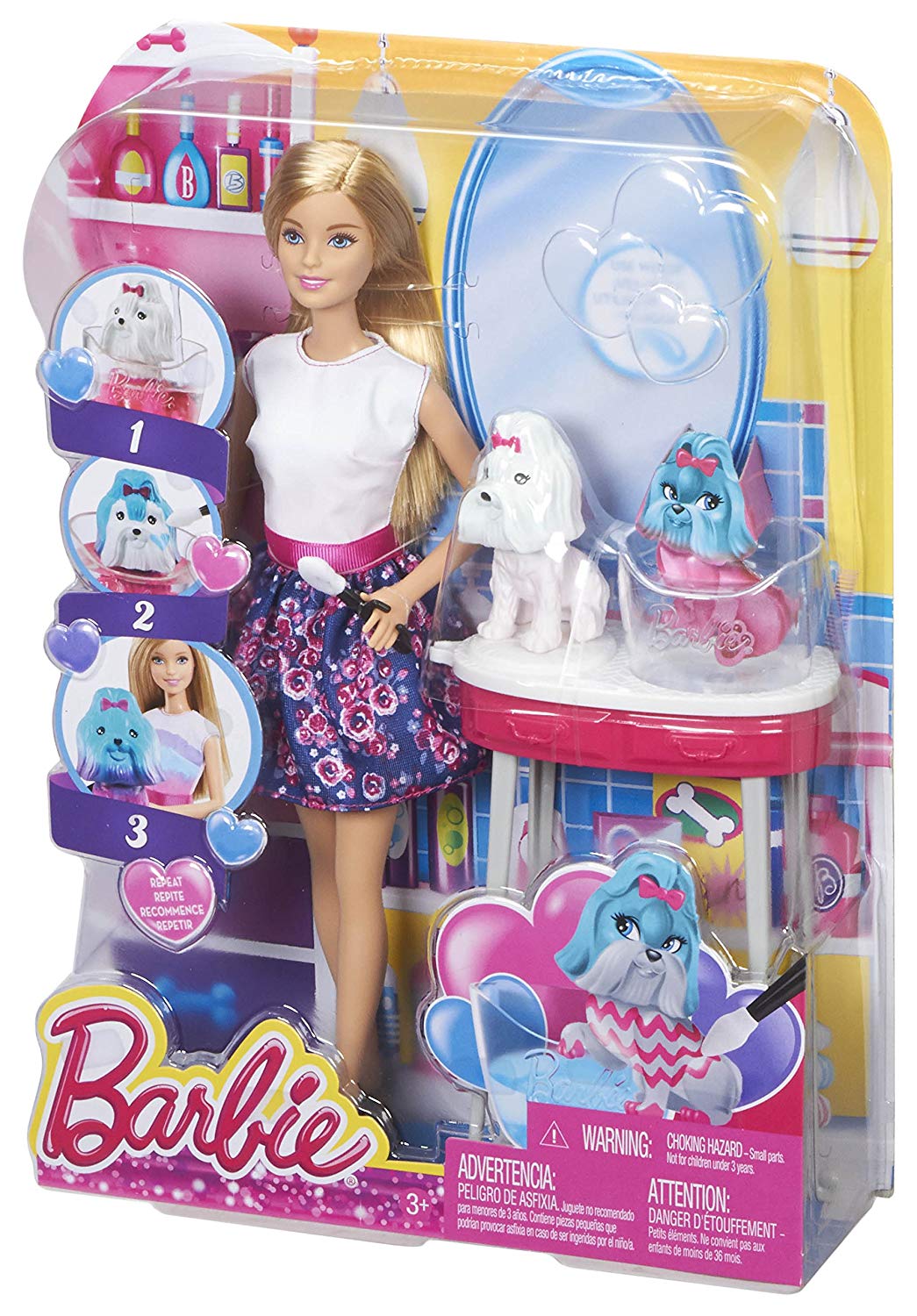 Barbie e Cãozinho Mil Cores