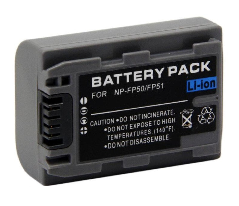 Bateria Compatível Sony NP-FP50 / NP-FP51 500mAh