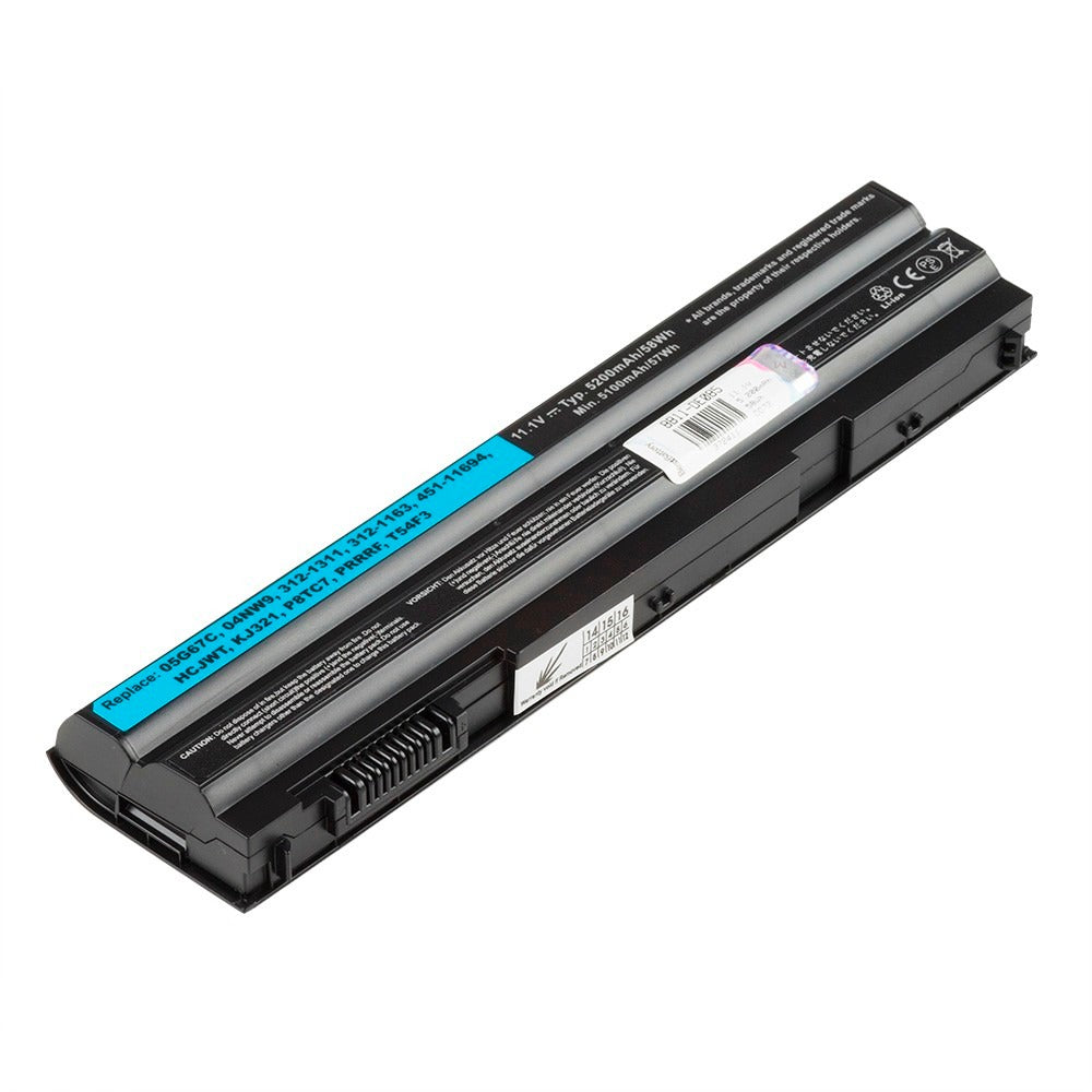 Bateria Compatível para Dell Latitude E6420 E5430 T54F3 R48V3 04NW9 4400mAh - Multi4you®