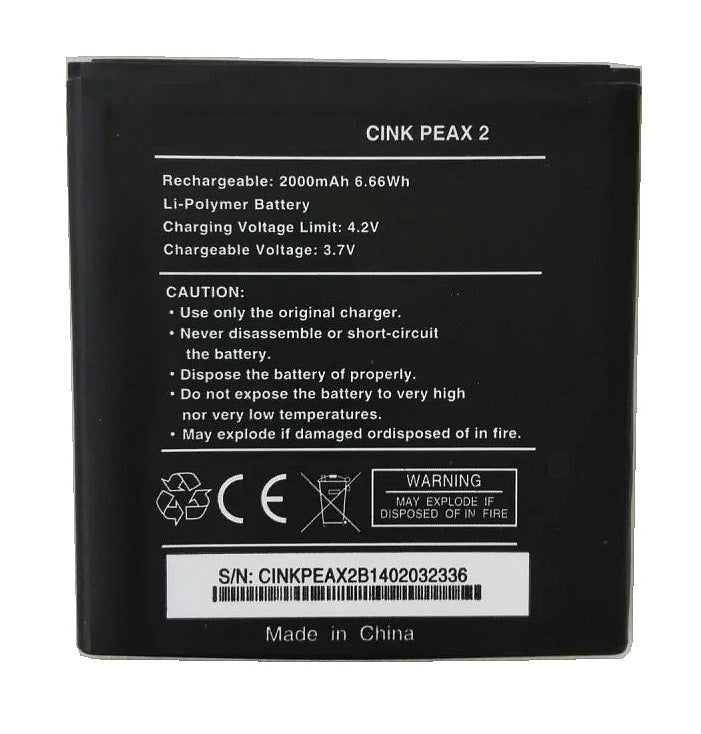 Bateria Compatível para Wiko Cink Peax 2