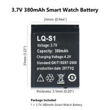Bateria LQ-S1 para Smartwatch DZ09 / GT08 / QW09 / W8 / A1 - Multi4you®