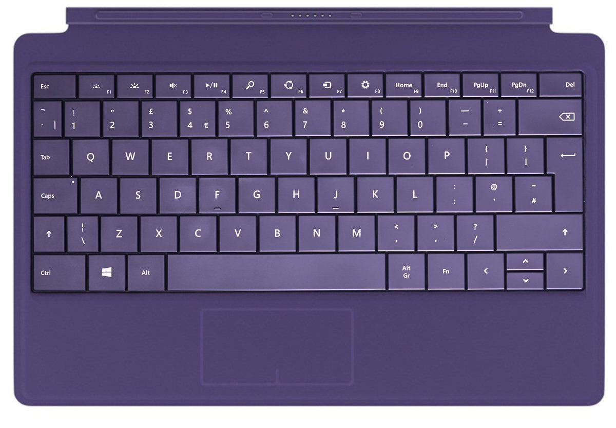 Microsoft Capa Teclado 2 Surface RT / 2 / Pro / Pro 2 - Type Cover (Púrpura)