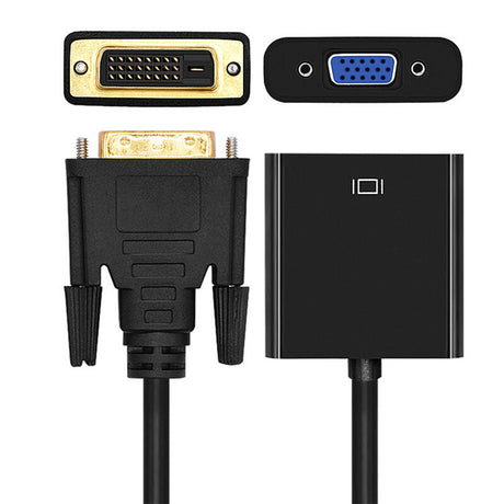 Cabo Adaptador DVI 24+1 Macho para VGA Fêmea - Multi4you®