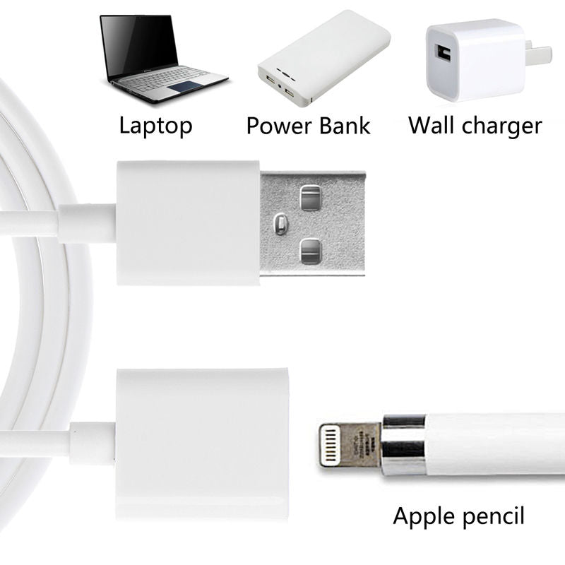 Cabo Extensão Lightning Fêmea / USB para Apple Pencil - Multi4you®