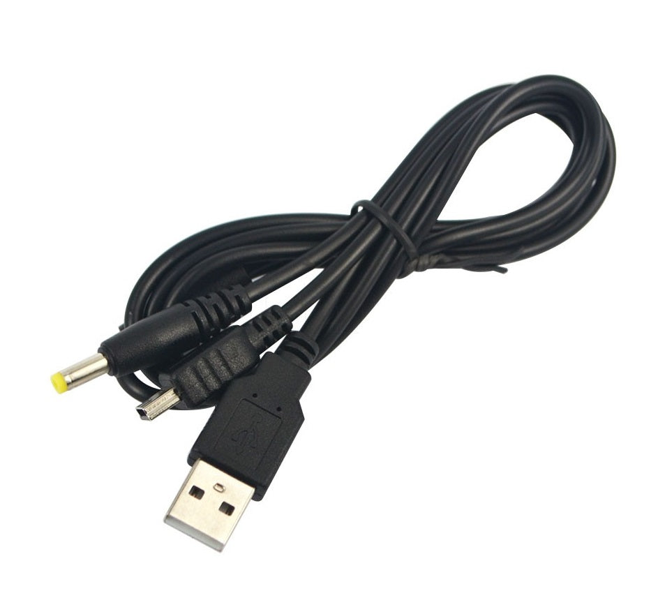 Cabo USB 2 em 1 para PSP / Dados e Carregamentos Sync & Charge - Multi4you®