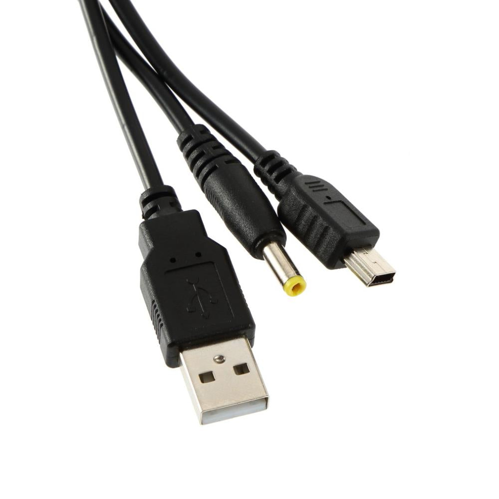 Cabo USB 2 em 1 para PSP / Dados e Carregamentos Sync & Charge - Multi4you®