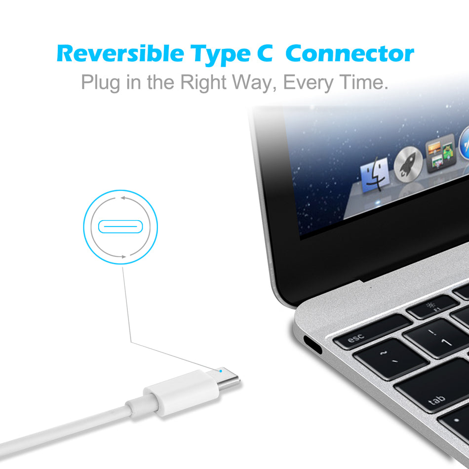 Cabo USB-C para Lightning / Charger & Sync (Branco) (1m) - Multi4you®
