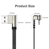 Cabo USB Tipo C 180 Graus Flat Resistente - Multi4you®
