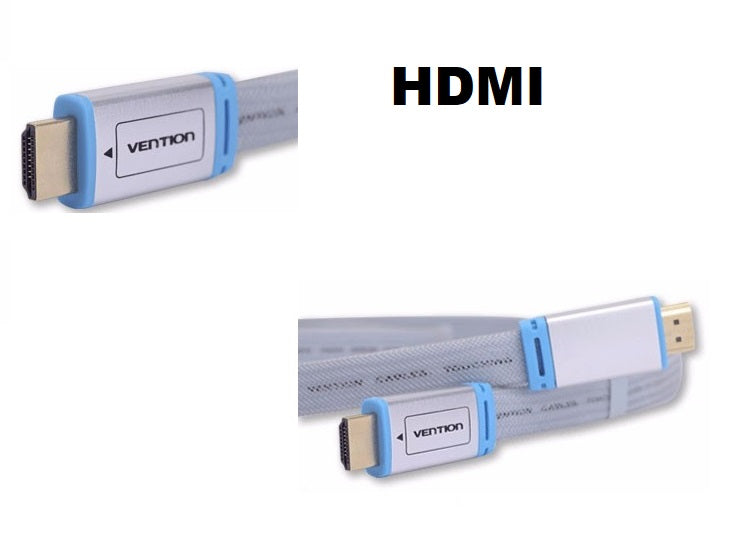 Cabo Vention Flat HDMI Macho Revestido em Cotton (8m)