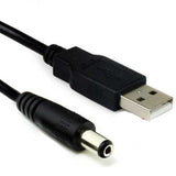 Cabo de Alimentação USB com Conector (5.5mm x 2.5mm) (80cm) - Multi4you®