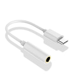 Cabo de Áudio USB-C para Jack 3.5mm (Branco) - Multi4you®