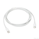 Cabo de Dados / Alimentação USB-C / USB-C para Apple MacBook (2m) (Branco) - Multi4you®
