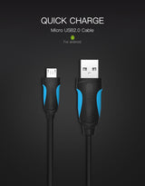 Cabo Vention de Dados Micro USB para USB (3m)