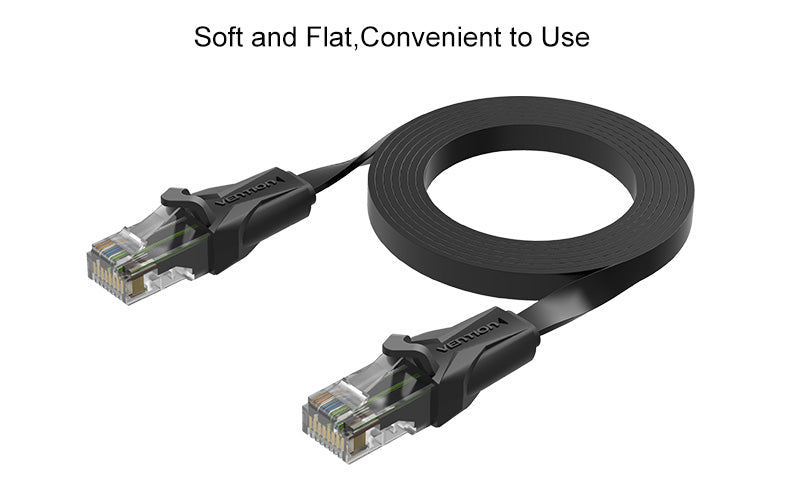 Cabo Vention de Rede RJ45 Ethernet Flat Cat6 (25m)