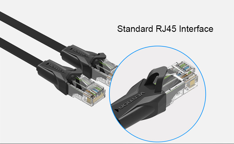 Cabo Vention de Rede RJ45 Ethernet Flat Cat6 (2m)