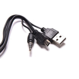 Cabo Mini USB para USB e Jack 3.5mm - Multi4you©