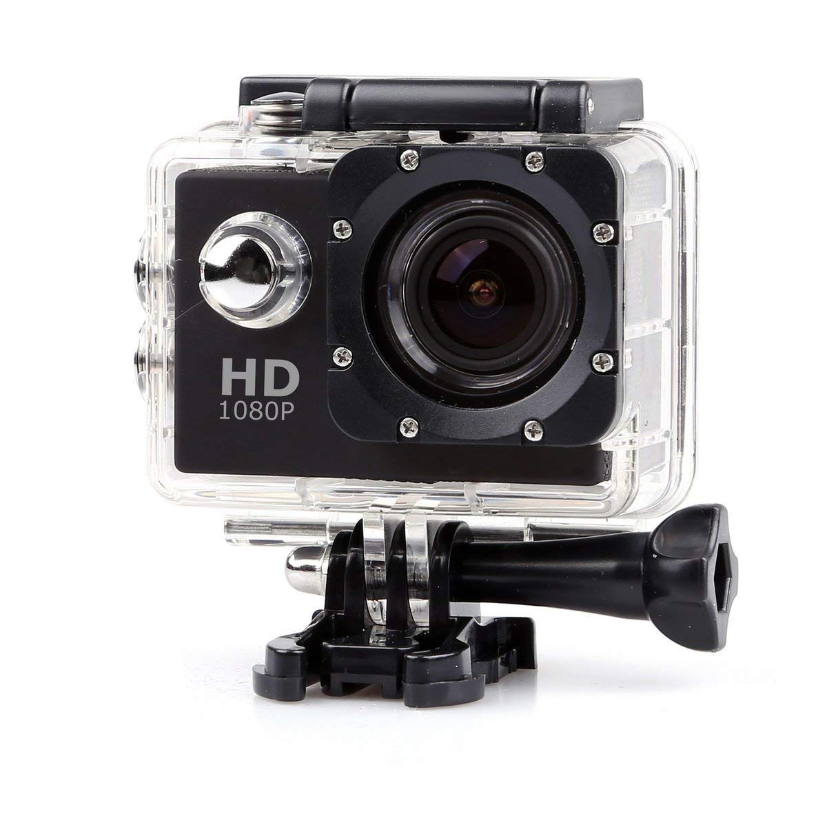 Câmara de Ação Full HD 1080p com Case a Prova D'Água - Action Cam Waterproof - Multi4you®