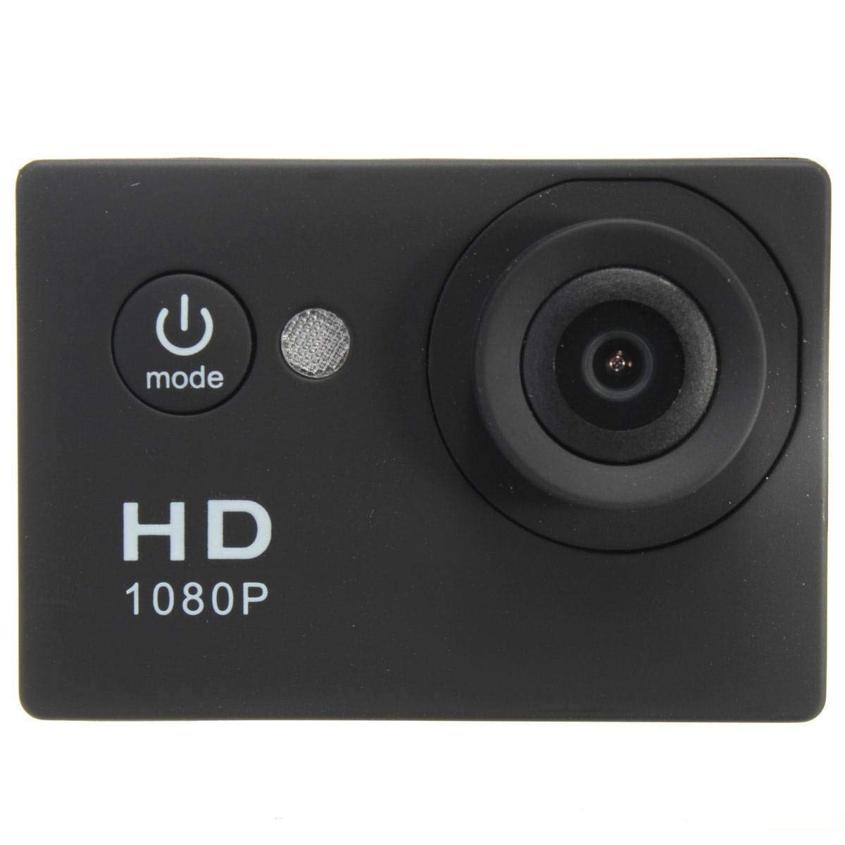 Câmara de Ação Full HD 1080p com Case a Prova D'Água - Action Cam Waterproof - Multi4you®