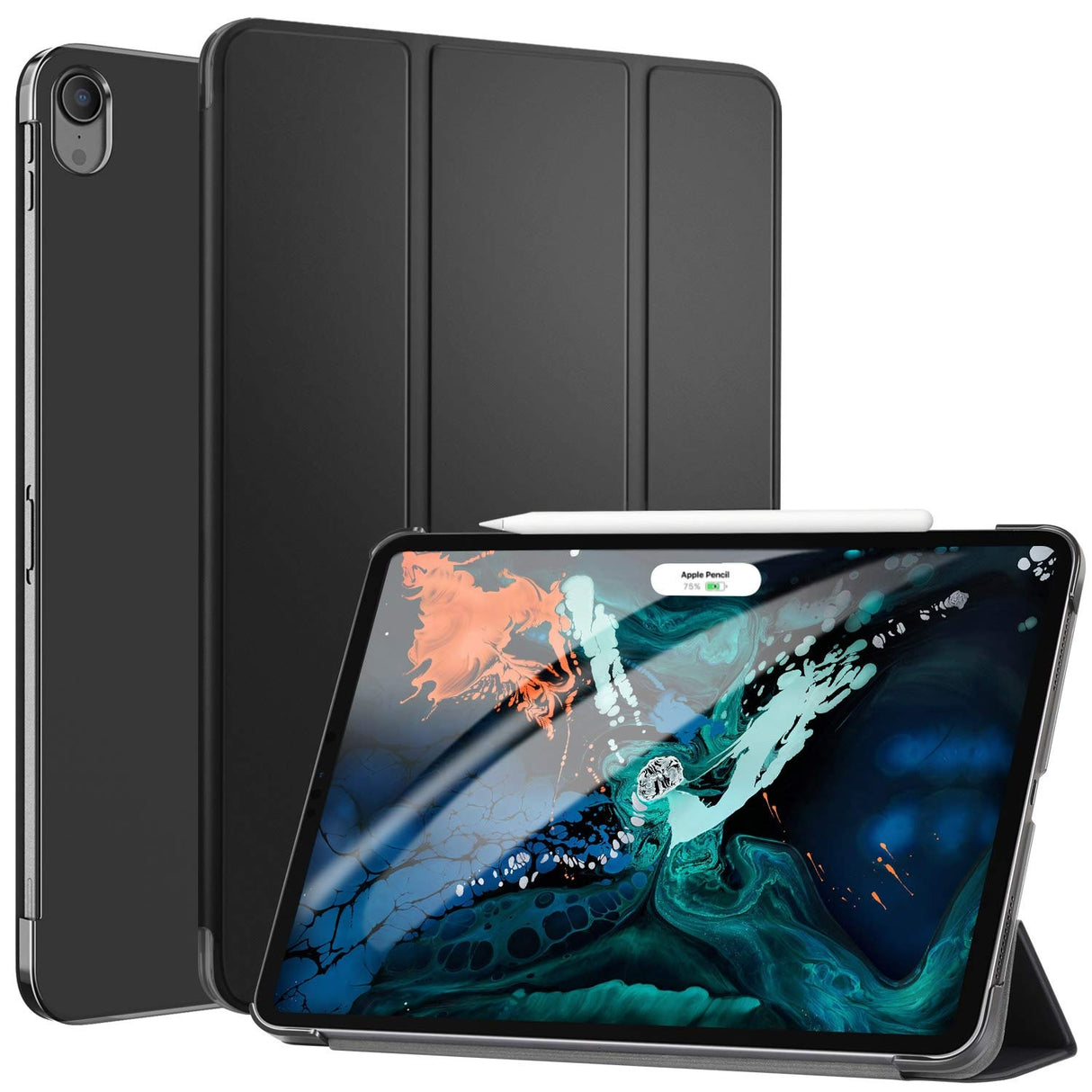 Capa 3 Dobras Smart Case Trifold Slim para Apple iPad Pro 12.9 (2018) - Multi4you®