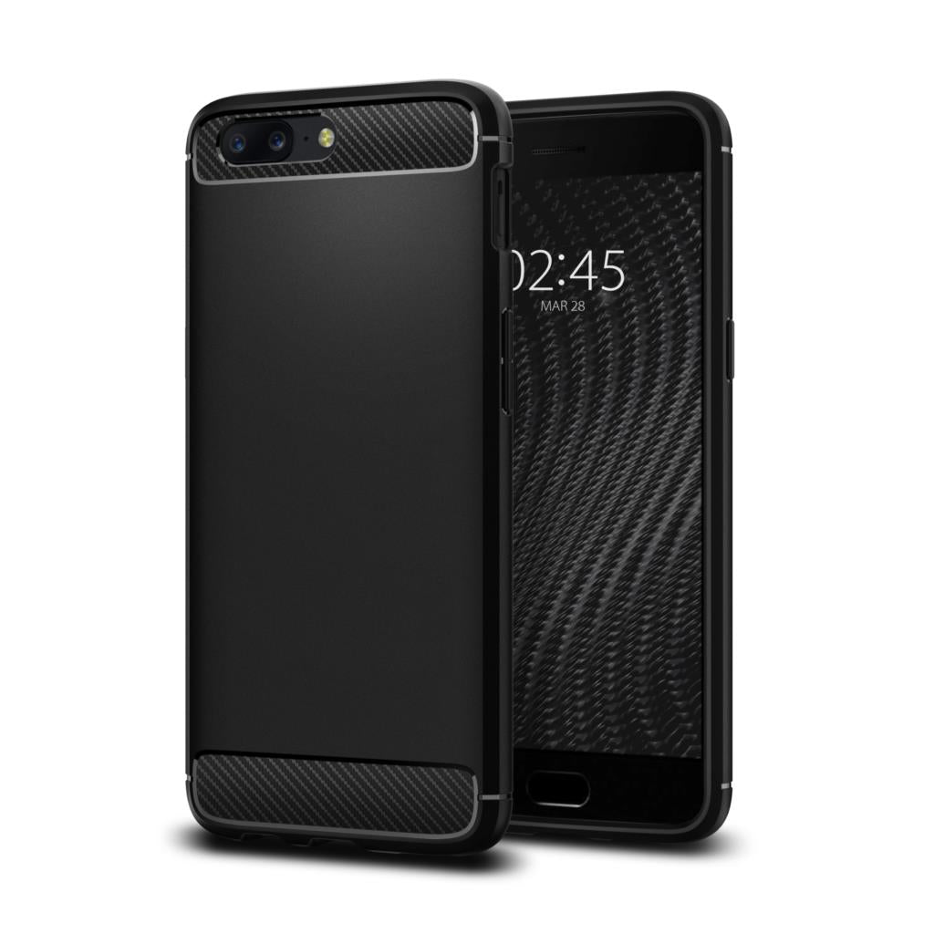 Capa Carbon Gel TPU Carbono Preto para Oneplus 5 - Multi4you®