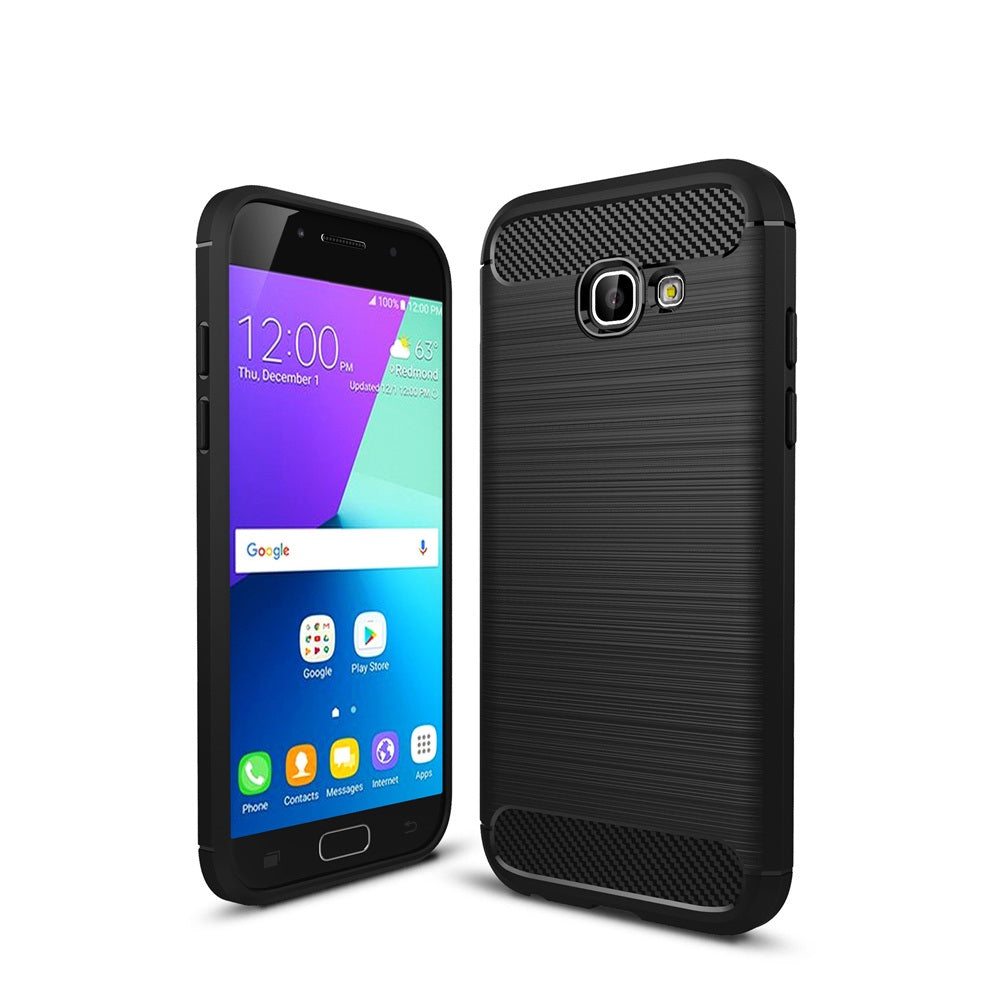 Capa Carbon Gel TPU Carbono Preto para Samsung Galaxy A5 2017 - Multi4you®